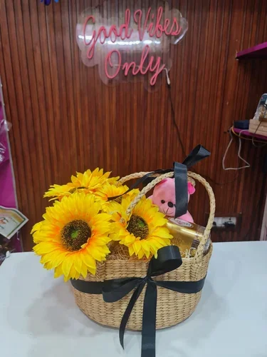 6inch Pine Wood Hamper Basket